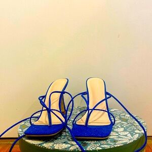 Heels royal blue